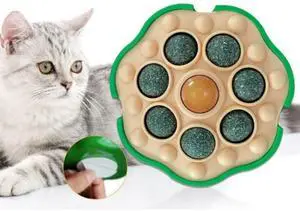 Interactive Cat Catnip Toy Cats Sugar Treat Lick Ball Sticky Wall Enrichment Balls for Cats Healthy Interactive Cat Catnip Toy Cats Sugar Treat Lick Ball Sticky Wall Enrichment Balls for Cats Healthy