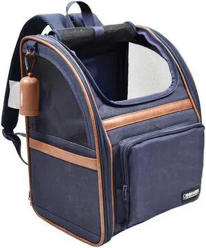 Jespet & GOOPAWS Pet Carrier Backpack for Dogs and Cats, Hold Pets Up to 25 Lbs