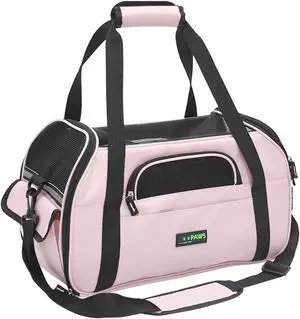 Jespet Soft-Sided Pet Carrier, Airline Approved Pet Carriers Dog Carrier Collapsible, Collapsible Kennel for Small Dogs Cats, Puppy