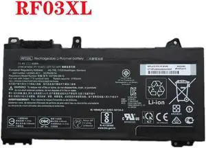 New RF03XL Laptop Battery for HP probook 455 450 g7 11.4V 45Wh RF03045XL L84354-005