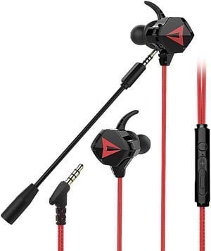 In-Ear Gaming Earphones - 3.5mm Wired Earbuds With Microphone Super Bass for Mobile Phone Ipod PC Headset Earbud