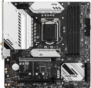 MSI MAG B560M MORTAR WIFI LGA 1200 Micro ATX Intel Motherboard