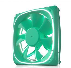 Vetroo DF120 120mm Case Fan White LED Lighting PC Cooling Fan Green Fan Frame for Radiator / CPU Cooler / Computer Case