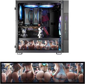 Vetroo Streetfighter Character Poster Display Board w/ LED Lights for Computer PC Case Decor Full HD 2K Multi-Mode Function 12.2" x 3.1" (Horizontal, B6)