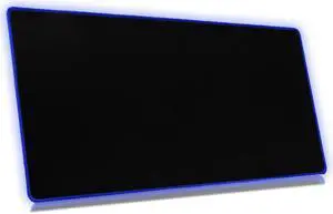 Large Gaming Mouse Pad with Stitched Edges Ultra Large Rubber Keyboard Mat[23.6x11.8In] Extended Mouse Pad with Non-Slip Natural Rubber Base for Gamer/Desktop/Office/Home (600x300mm Blue)