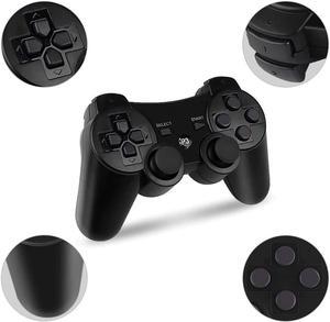 PS3 Controller Wireless for Playstation 3 Dual Shock (Pack of 2,Black)