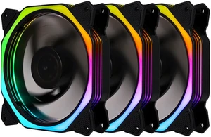 SUIUBUY 3 Pack 120mm RGB & PWM Game Case Fan RGB 12V Quiet LED Transparent Gaming PC Computer CPU Case Fan and PC Case Cooler SUIUBUY 3 Pack 120mm RGB & PWM Game Case Fan RGB 12V Quiet LED Transparent Gaming PC Computer CPU Case Fan and PC Case Cooler
