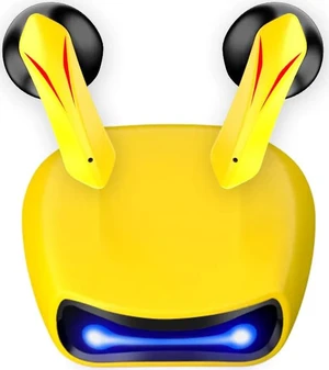 SUIUBUY Gaming Wireless Earphones Headphones Sport Headset Headphones with Charging Case Yellow SUIUBUY Gaming Wireless Earphones Headphones Sport Headset Headphones with Charging Case Yellow