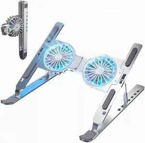 Laptop Stand, Adjustable Portable Laptop Holder, 5 Adjustable Height Stand, Compatible With Macbook Air Pro, Lenovo, Dell, More 13-17 Laptops