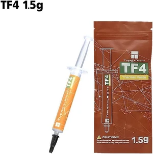 Thermalright TF4 Carbon Based Heatsink Paste 9.5 W/mK High Performance Thermal Compound Paste for Desktop Laptop Heatsink/GPU/CPU/LED Cooler Material 1.5g with Tool Thermalright TF4 Carbon Based Heatsink Paste 9.5 W/mK High Performance Thermal Compound Paste for Desktop Laptop Heatsink/GPU/CPU/LED Cooler Material 1.5g with Tool
