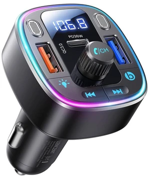 LENCENT Bluetooth 5.4 Car Adapter FM Transmitter 54W Fast Charging
Dual Mics, HiFi Bass Sound, 2 Modes LED Backlit, Cigarette Lighter Adapter Hands-Free Calling Radio, Support USB Drive LENCENT Bluetooth 5.4 Car Adapter FM Transmitter 54W Fast Charging
Dual Mics, HiFi Bass Sound, 2 Modes LED Backlit, Cigarette Lighter Adapter Hands-Free Calling Radio, Support USB Drive