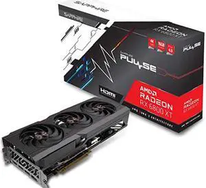 SAPPHIRE PULSE AMD Radeon RX 6800 XT Gaming Graphics Card with 16GB GDDR6, AMD RDNA 2 (SKU#11304-03-20G)