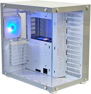 Samco UFOII White Case with 120mm RGB Case Fan