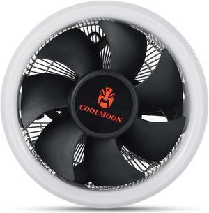 CPU Cooler Fan Heatsink LED  Aperture CPU Cooling Fan Quiet Radiator For  775/1156 for  AM2 AM2+ AM3 AM3+