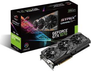 ASUS GeForce GTX 1070 8GB ROG Strix OC Edition Graphic Card STRIX-GTX1070-O8G-GAMING (Renewed)
