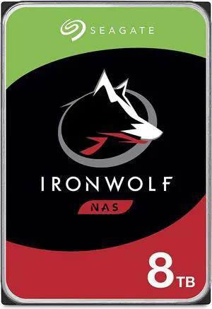 Seagate IronWolf 8TB NAS Internal Hard Drive HDD – CMR 3.5 Inch SATA 6Gb/s 7200 RPM 256MB Cache for RAID Network Attached Storage – Frustration Free Packaging (ST8000VN004) (ST8000VNZ04/N004) Seagate IronWolf 8TB NAS Internal Hard Drive HDD – CMR 3.5 Inch SATA 6Gb/s 7200 RPM 256MB Cache for RAID Network Attached Storage – Frustration Free Packaging (ST8000VN004) (ST8000VNZ04/N004)