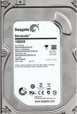 Seagate Desktop HDD Hard Drive - Internal (ST1000DM003)