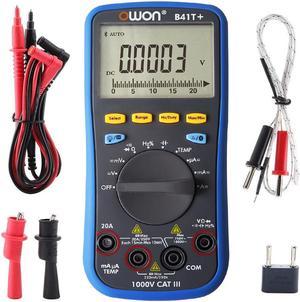 OWON B41T+ 4 1/2 Digital Multimeter With Bluetooth True RMS Tester Meter 3 in 1 Datalogger + Multimeter + Temperature Meter
