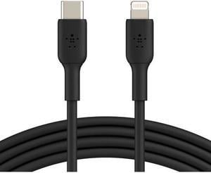 BELKIN CAA003bt1MBK Black BOOST CHARGE USB-C Cable with Lightning Connector