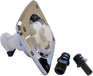 Jabsco Water Pressure Regulator - Flush Mount - Chrome - 45 Psi