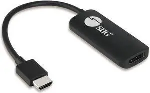 Siig Hdmi To Displayport 1.2 4K 60Hz Converter Adapter
