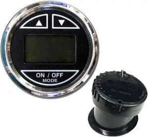 Faria Beede Instruments Ches S/s Black Depth In-hull Trn 13751