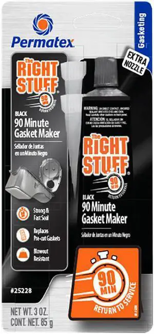 Permatex The Right Stuff® 90 Minute Gasket Maker Tube - Black - 3Oz