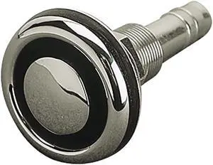 Sea-Dog Stainless Steel Flush Mount Gas Tank Vent 5/8" Hose - Straight