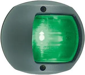Perko Led Side Light - Green - 12V - Black Plastic Housing