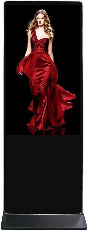 49inch floor stand digital signage display touch kiosk to show advertising at Shopping mall, hotel, museum, TS49FTK