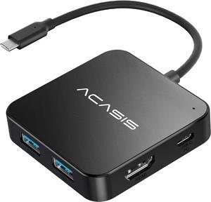 USB C Hub, Multi-Port USB Type-C Hub with 4K HDMI, Power Delivery 100 W | 3 USB 3.0 Port | 1 Type-C 3.0 Port | USB Splitter Adapter for MacBook, Mac Mini, XPS, Laptop (0.5FT)