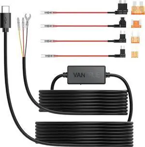 11.5ft Type C USB 12V 24V to 5V Dash Cam Hardwire Kit with Add a Circuit Fuses, Low Voltage Protection for N4, N4 Pro, N5,N2 Pro(2023),E1,E1 Lite,E2,E3,S1 Pro,S2-2CH, S2-3CH, N2S, N1 Pro(2023) 11.5ft Type C USB 12V 24V to 5V Dash Cam Hardwire Kit with Add a Circuit Fuses, Low Voltage Protection for N4, N4 Pro, N5,N2 Pro(2023),E1,E1 Lite,E2,E3,S1 Pro,S2-2CH, S2-3CH, N2S, N1 Pro(2023)
