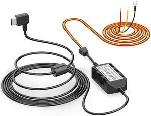 HK4 Acc Hardwire Kit, USB-C Hard Wire Kit for T130/A139Pro/WM1/A229Duo&A229PLUS&A229PRO,/A119MINI2 Dash Cam, Low Voltage Protection for Parking Mode