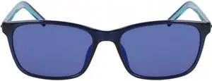 CONVERSE-CV506S CHUCK 411 Rectangle Sunglasses Crystal Obsidian Blue Solid