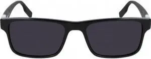 CONVERSE-CV520S RISE UP 001 Rectangle Sunglasses Black Dark Gray Solid