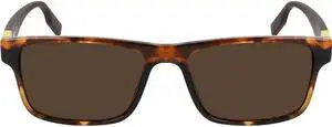 CONVERSE-CV520S RISE UP 242 Rectangle Sunglasses Amber Tortoise Brown Solid