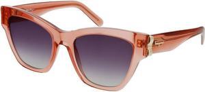 SALVATORE FERRAGAMO-SF1010S 643 Cateye Sunglasses Antique Rose Gray Blue Gradient