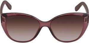 SALVATORE FERRAGAMO-SF912S 606 Cateye Sunglasses Wine Violet Gradient