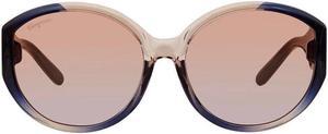 SALVATORE FERRAGAMO-SF947SA 083 Blue Gray Rose Gradient