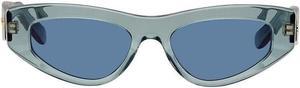 SALVATORE FERRAGAMO-SF995S 341 Crystal Sage Blue