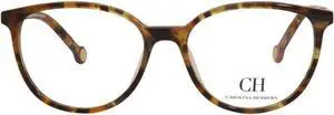 CAROLINA HERRERA-VHE839K 0777 Oval Eyeglasses Tortoise
