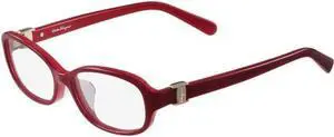 SALVATORE FERRAGAMO-SF2769A 604 Rectangle Eyeglasses Burgundy