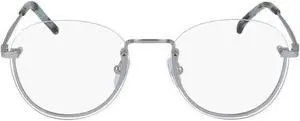 DKNY-DK1000 030 Round Eyeglasses Silver