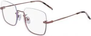 DKNY-DK1001 608 Square Eyeglasses Mauve