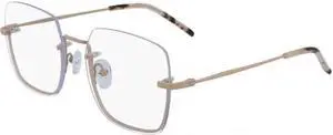 DKNY-DK1001 272 Square Eyeglasses Taupe