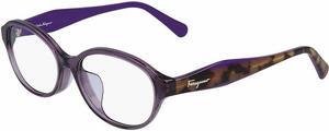 SALVATORE FERRAGAMO-SF2856A 500 Oval Eyeglasses Violet