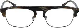 MCM-2700 318 Rectangle Eyeglasses Khaki Horn