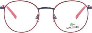 NEW KIDS LACOSTE L3108 615 Red & Dark Blue Eyeglasses 45/18/130 w/Lacoste Case