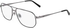 MCM-MCM2137 069 Rectangle Eyeglasses Dark Ruthenium