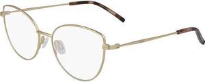 DKNY-DK1017 717 Cateye Eyeglasses Gold